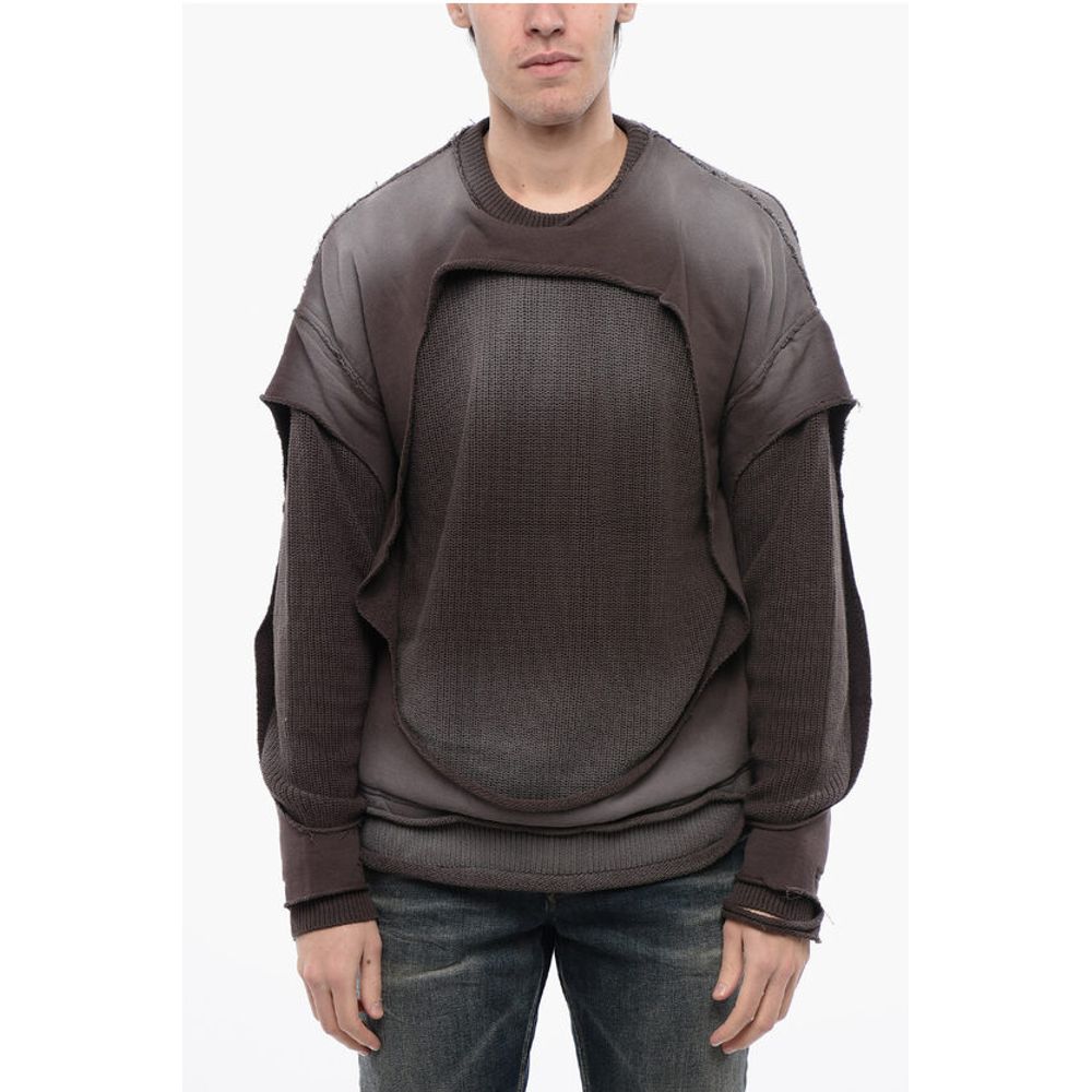 

Серый хлопковый свитер Diesel, Gray