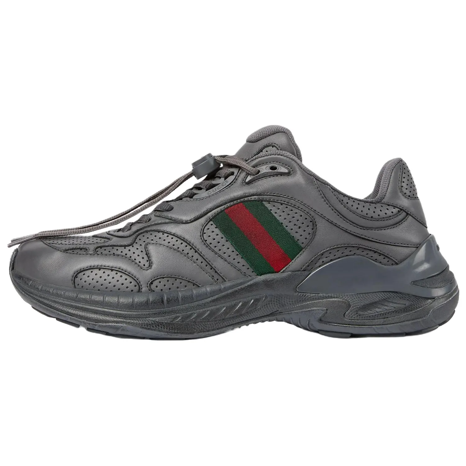 GUCCI Кроссовки Casual 2.0 Leather Low Top Men's Gray