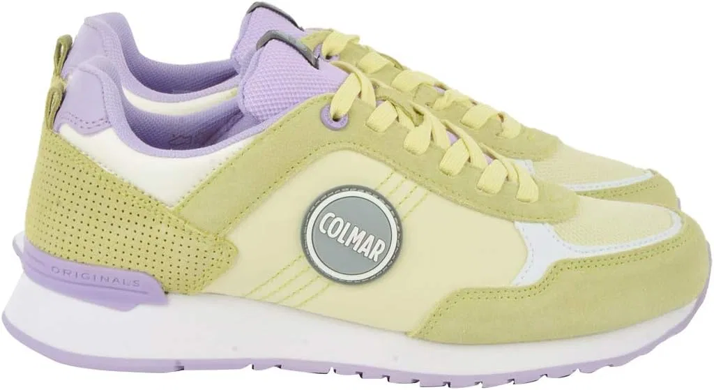 Кроссовки COLMAR Giallo Viola Travis, желто-фиолетовые