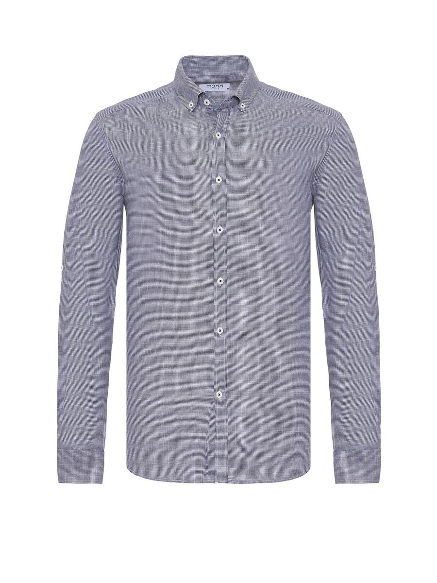 

Повседневная рубашка Moxx Paris Regular fit Button Up Shirt, синий