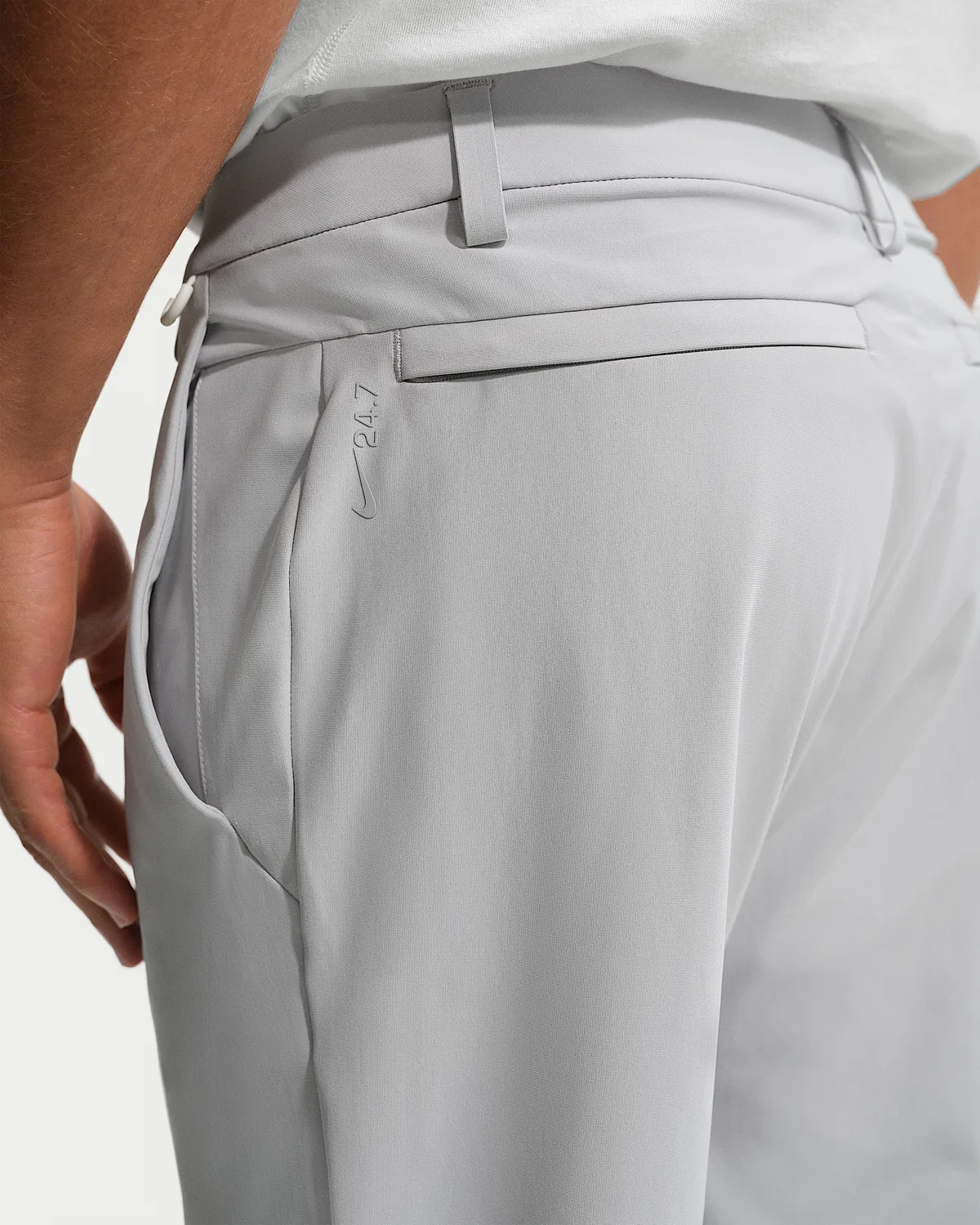 Мужские брюки-чинос Dri-FIT Slim Nike 24.7 PerfectStretch, Grey Fog/Light Smoke Grey — фото 3