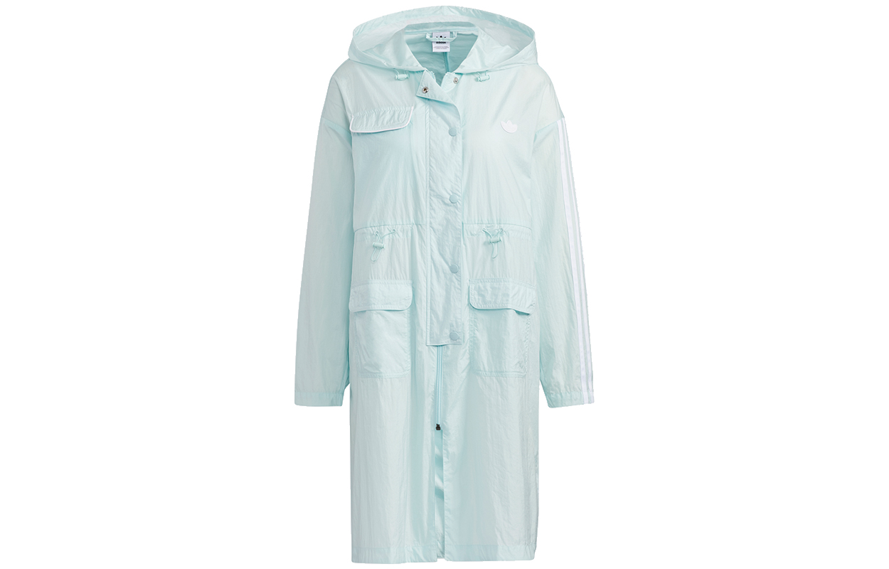 Adidas Originals Женская куртка бирюзового цвета, Teal — фото 3