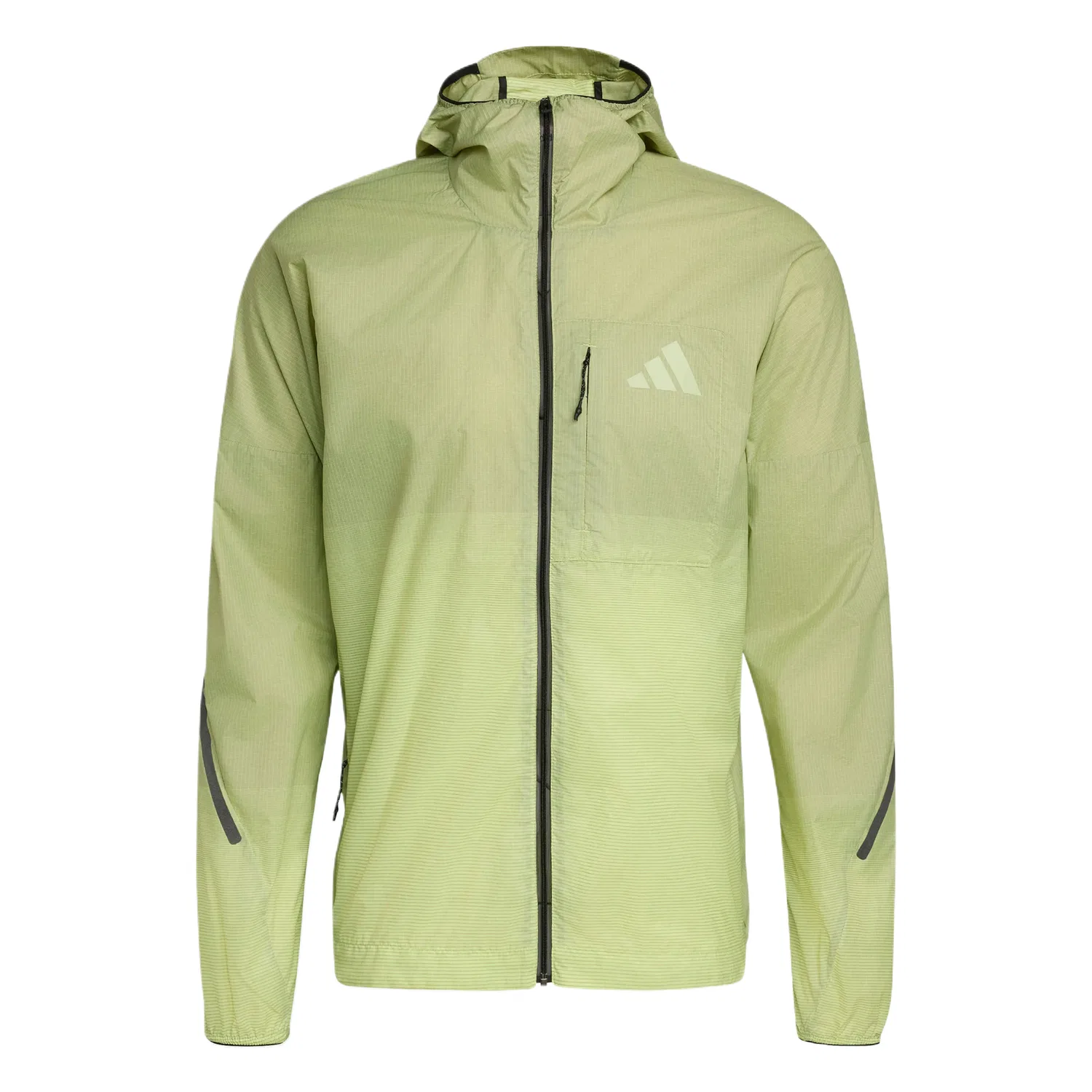 Куртка мужская с капюшоном Adidas Yellow Green/Dark Olive Green