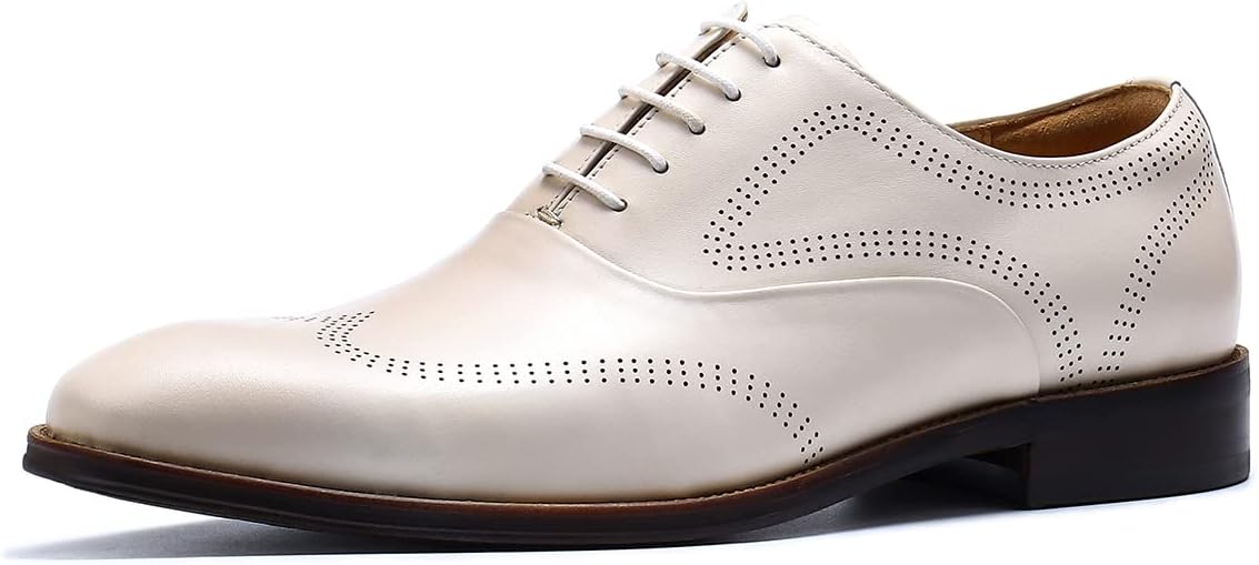 

Мужские оксфорды из кожи Neufboissee, слоновая кость