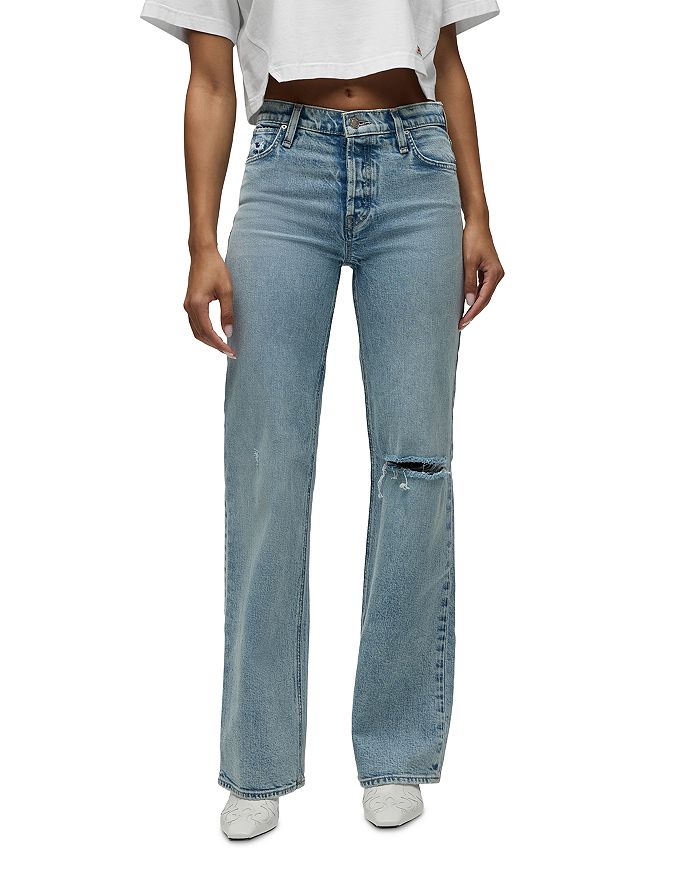 

Джинсы Rosie High Rise Wide Leg в цвете Rider Hudson, синий