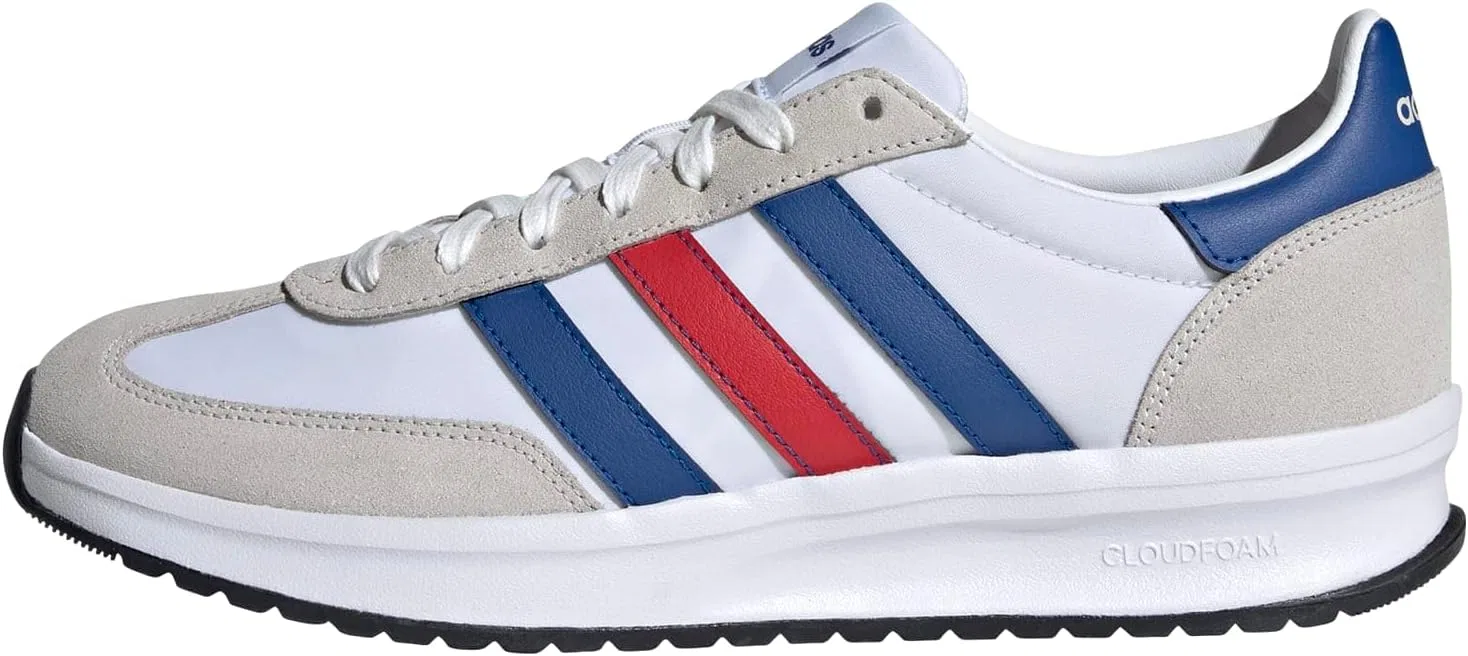 Мужские кроссовки Adidas Run 70s 2.0 JS0117, текстиль, синтетический материал, Cloud White Royal Blue Grey One