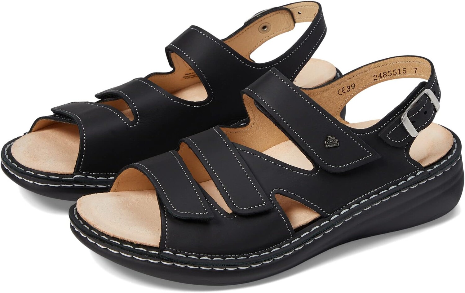 

Сандалии Finn Comfort Praia, цвет Black Sirio