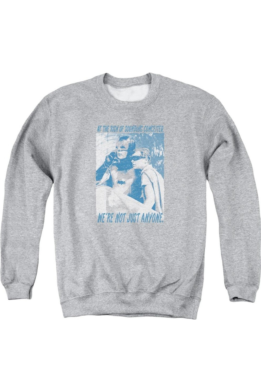 

Толстовка Batman Classic Tv Boogie Nights для взрослых с круглым вырезом Gildan, цвет athletic heather