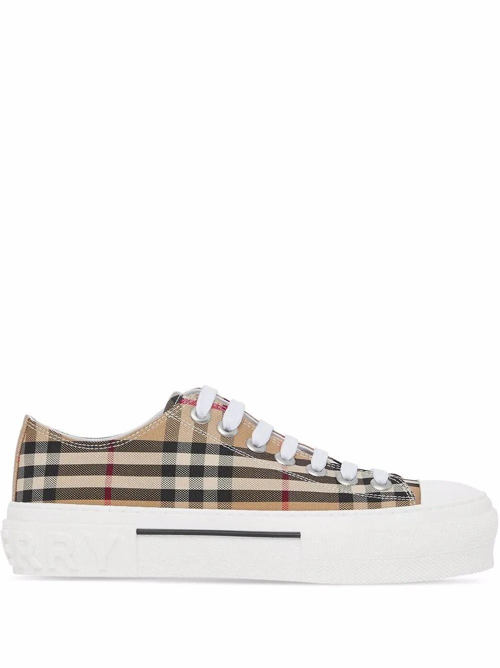 Кеды в клетку Vintage Check Burberry, нейтральный