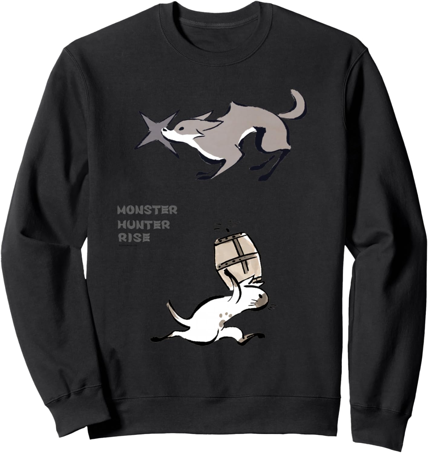 

Толстовка MONSTER HUNTER RISE AILU & GULK Capcom, черный