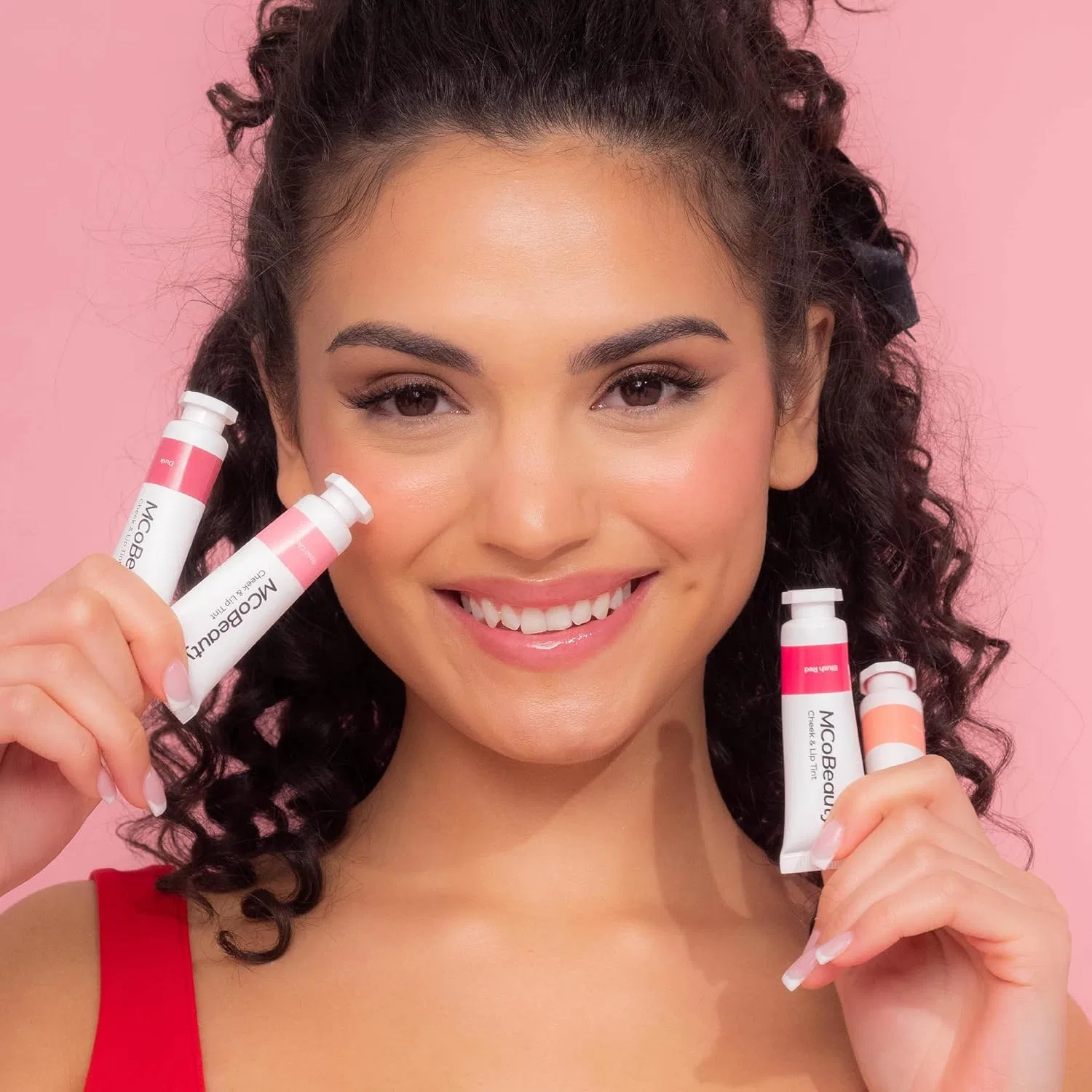 Тинт для губ и щек MCoBeauty кремовый оттенок розовое сияние — фото 4