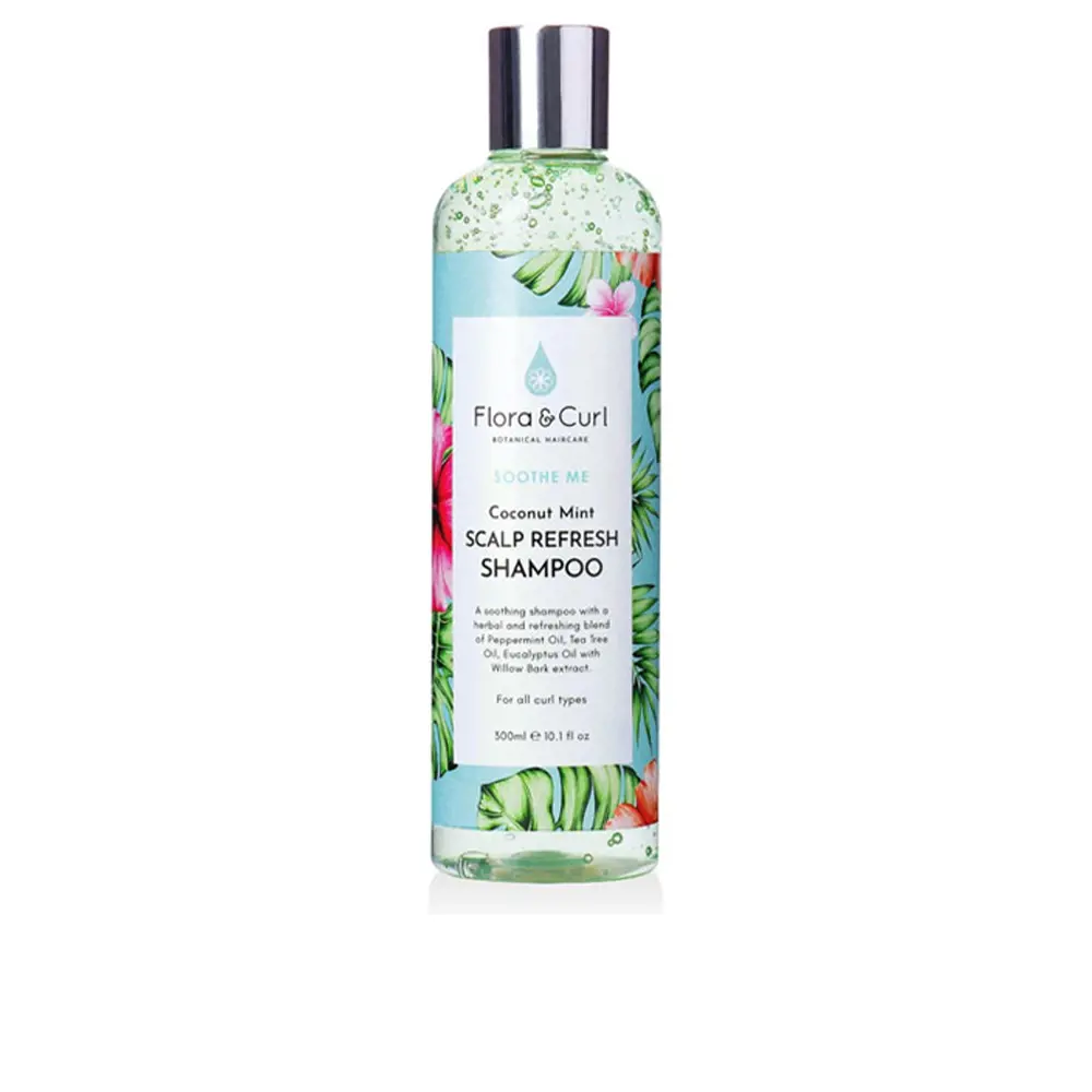 

Шампунь Soothe me coconut mint scalp refresh shampoo Flora And Curl, 300 мл.