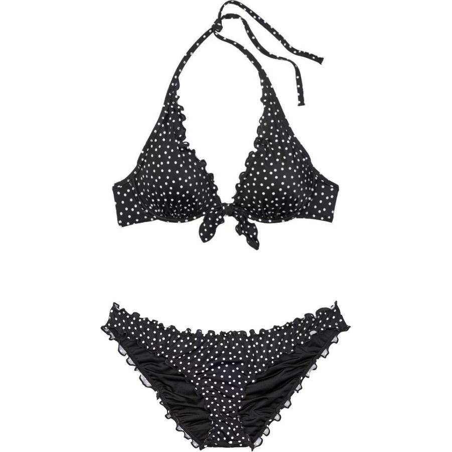 

Victoria's Secret Комплект нижнего белья Women's Black Polka Dot