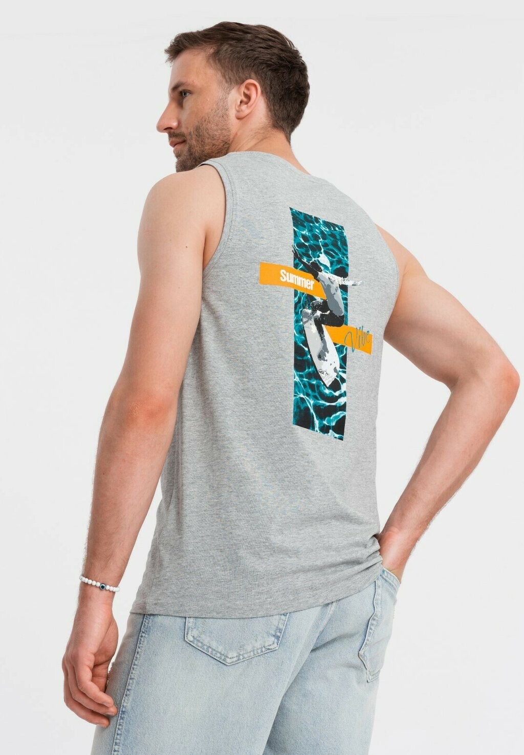 

Топ TANK WITH PRINT SUMMER VIBE Ombre, серый