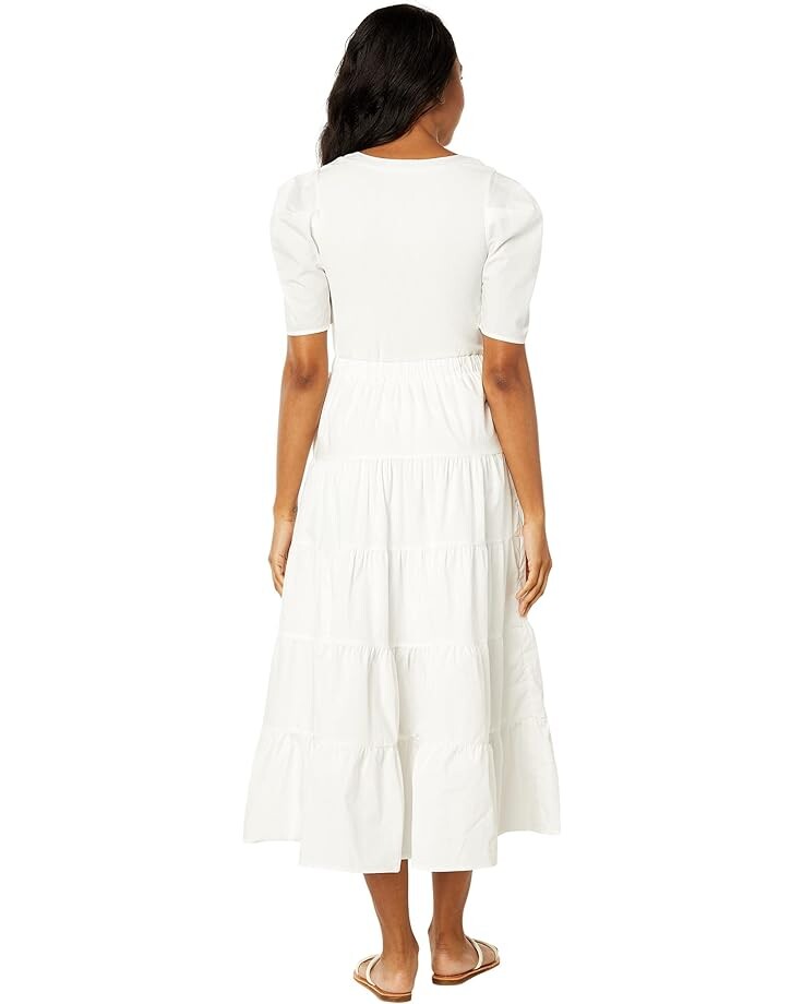 

Платье MOON RIVER Knitted Button Top Dress with Tiered Bottom, слоновая кость, Бежевый, Платье MOON RIVER Knitted Button Top Dress with Tiered Bottom, слоновая кость