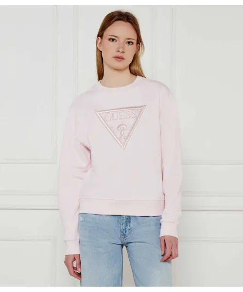 

Толстовка Regular fit Guess Jeans, розовый