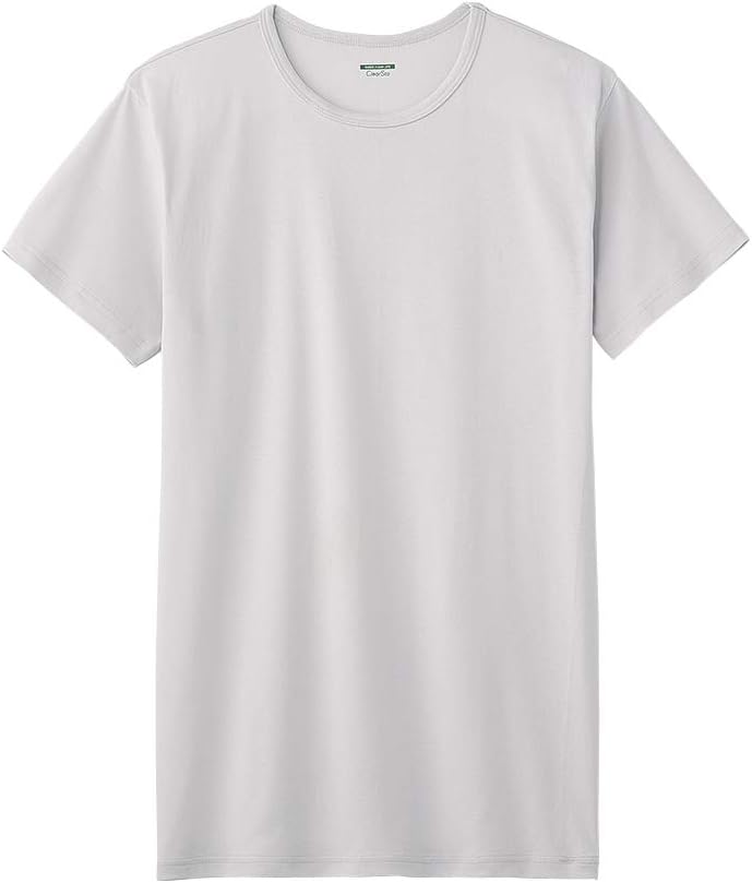 

Мужская противовирусная футболка с круглым вырезом Gunze, Clearsta, серый