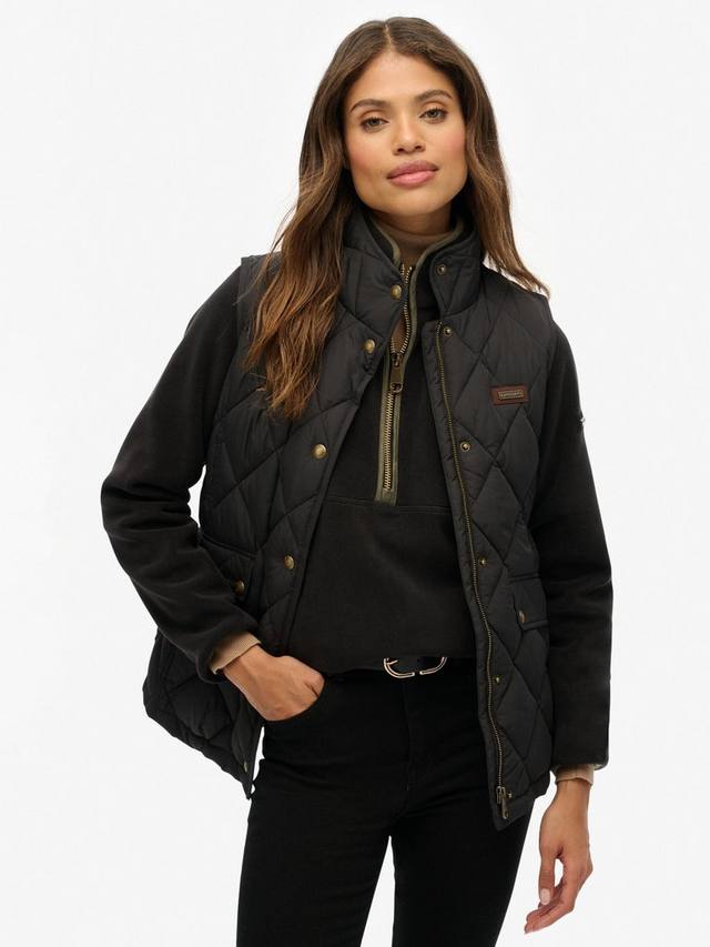 

Жилет с подкладкой из вельвета Superdry, Black