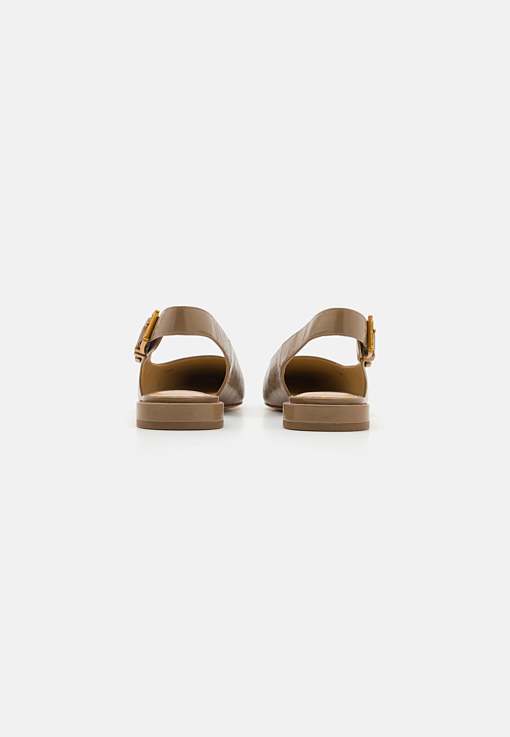 Туфли-лодочки с открытой пяткой DARRINGTON FLAT MICHAEL Michael Kors, коричневый