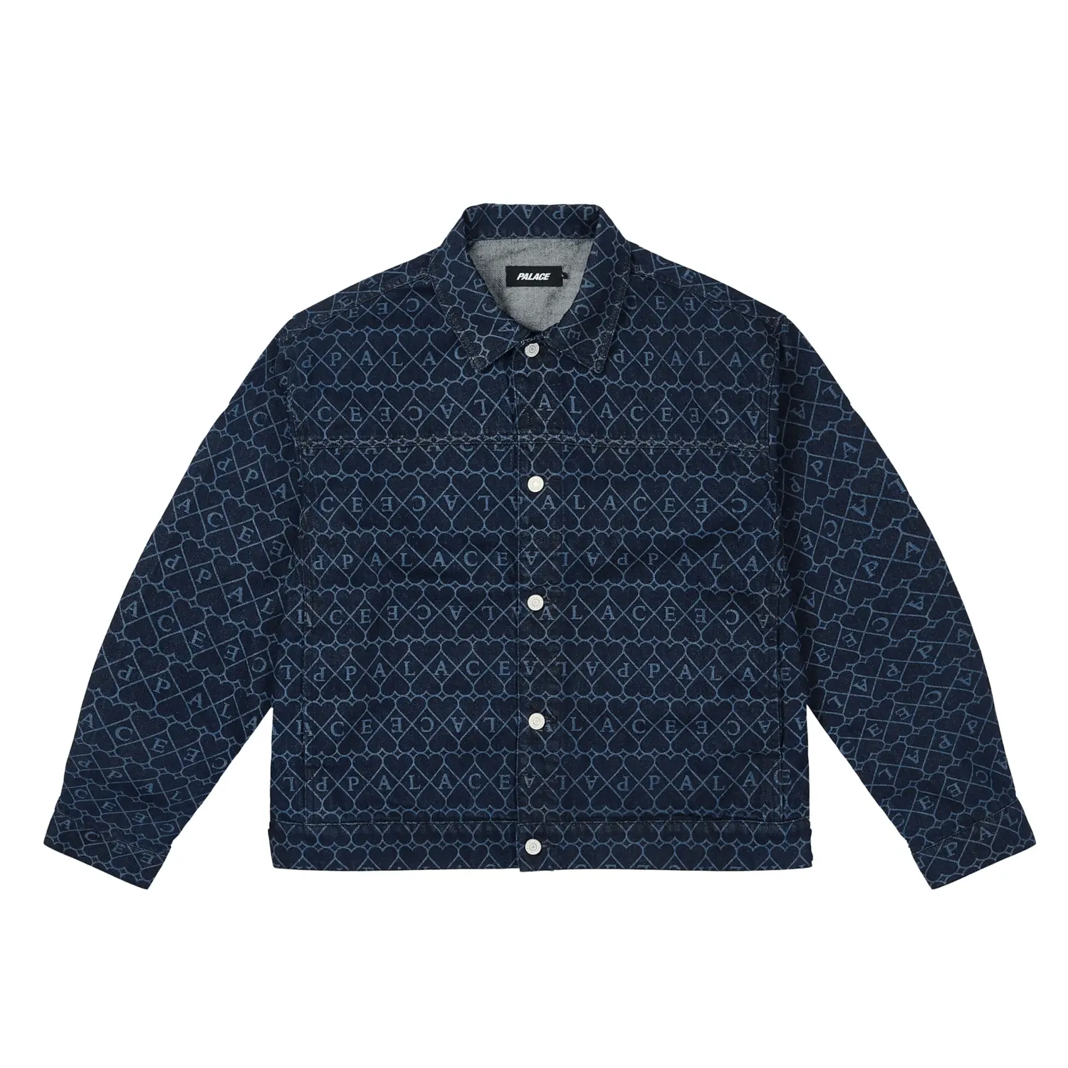 

PALACE Джинсовая куртка с сердечками, Indigo