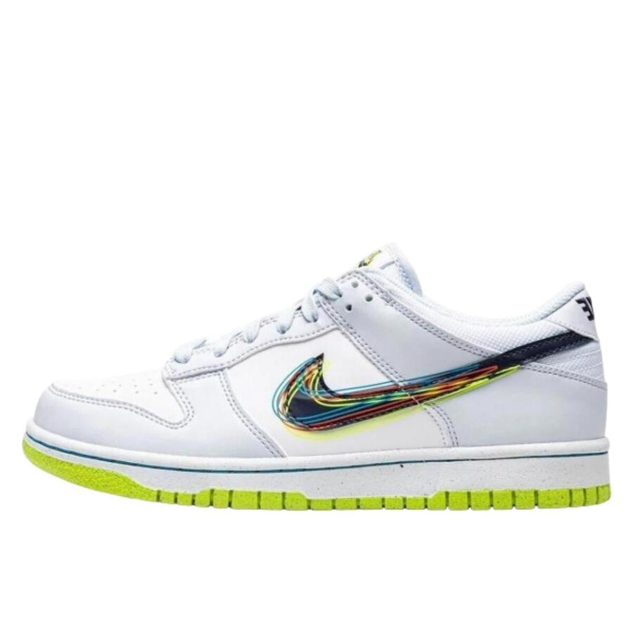 NIKE Кроссовки Dunk Low 3D Swoosh Grey