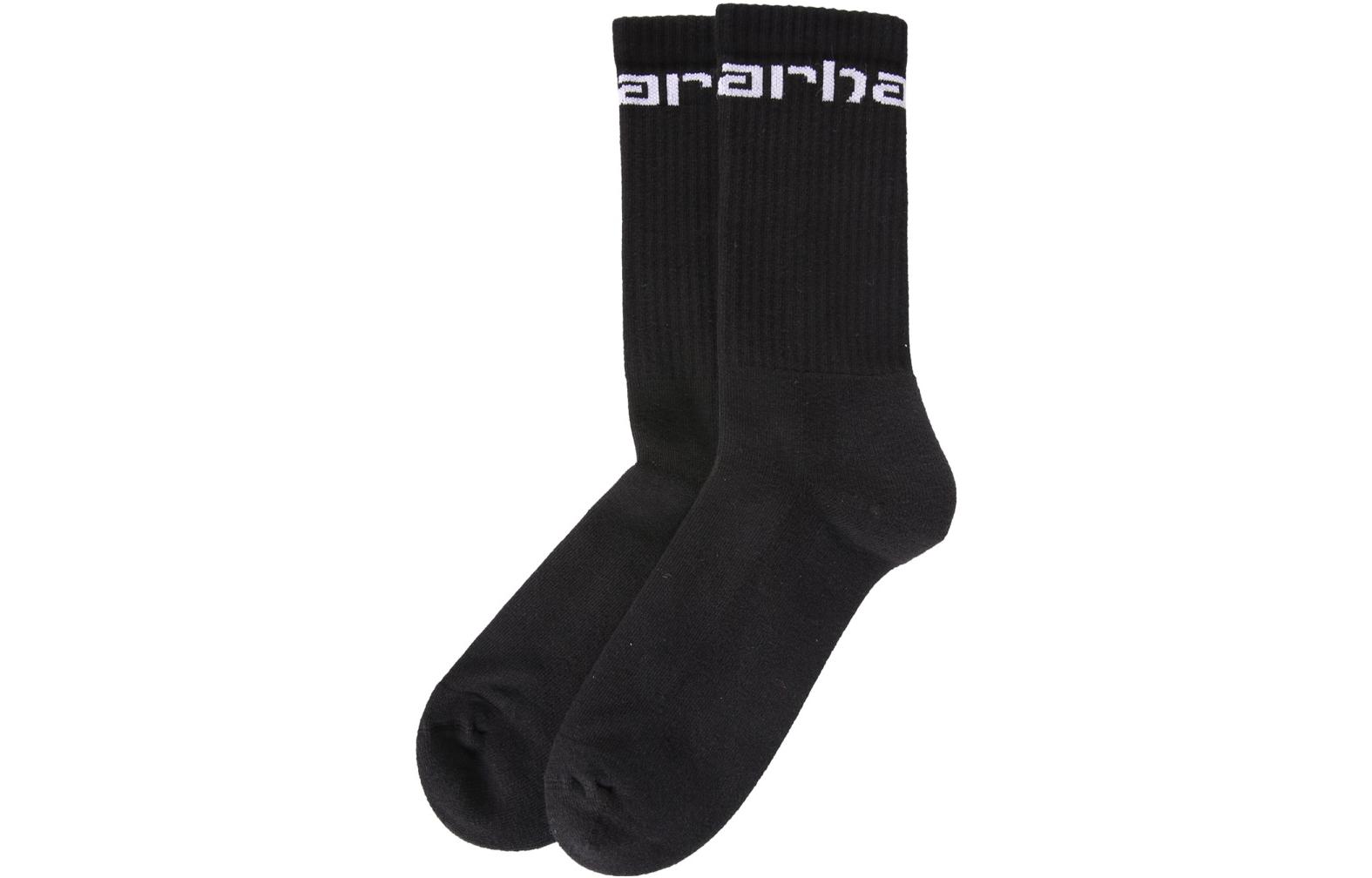 

Носки с интарсией логотипа, ребристые Carhartt WIP, черный