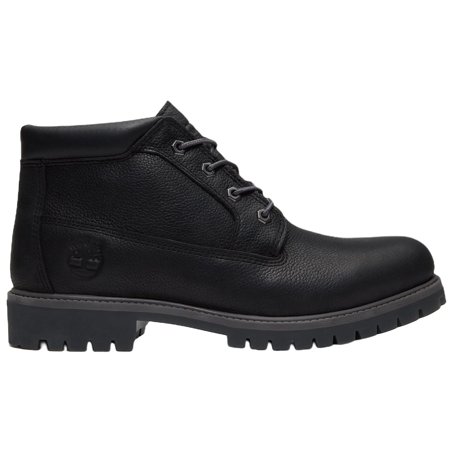 Timberland Кожаные армейские ботинки мужские черные — фото 3