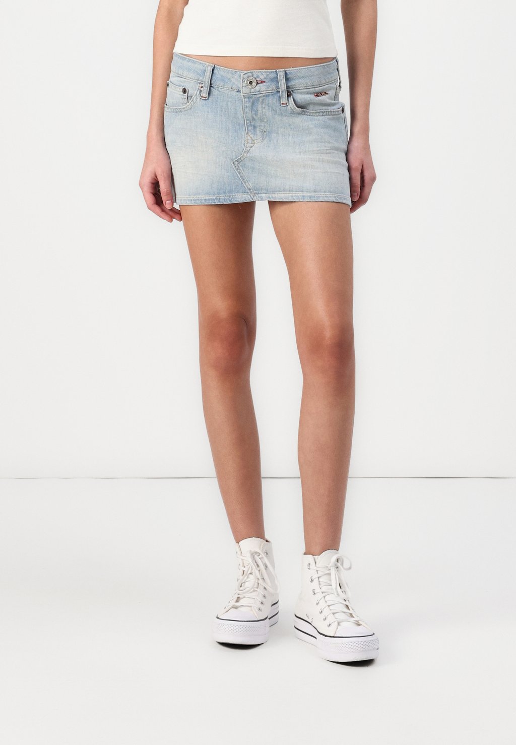 

Джинсовая юбка ULTRA MINIPOCKET BDG Urban Outfitters, деним