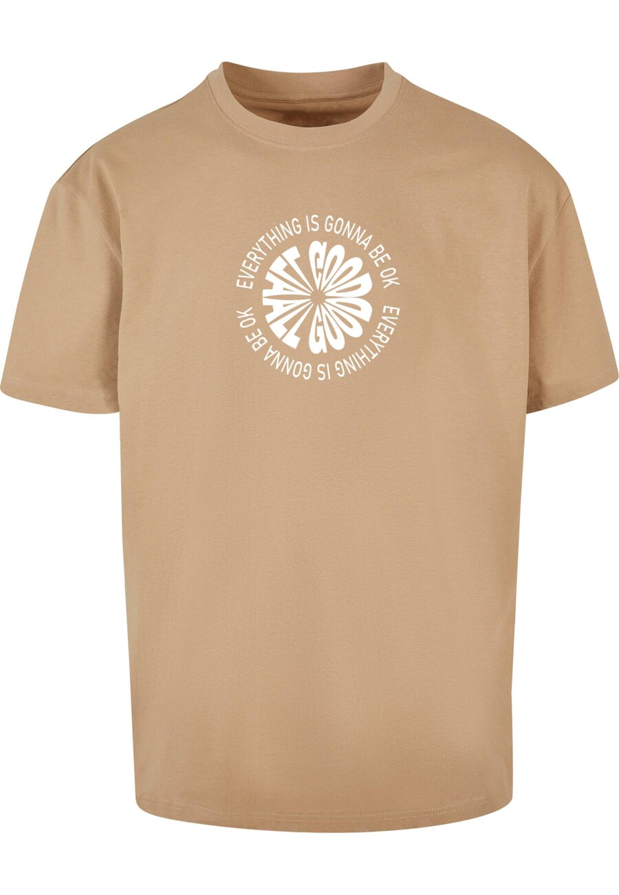 

Классическая футболка Merchcode Shirt All Good, кэмел