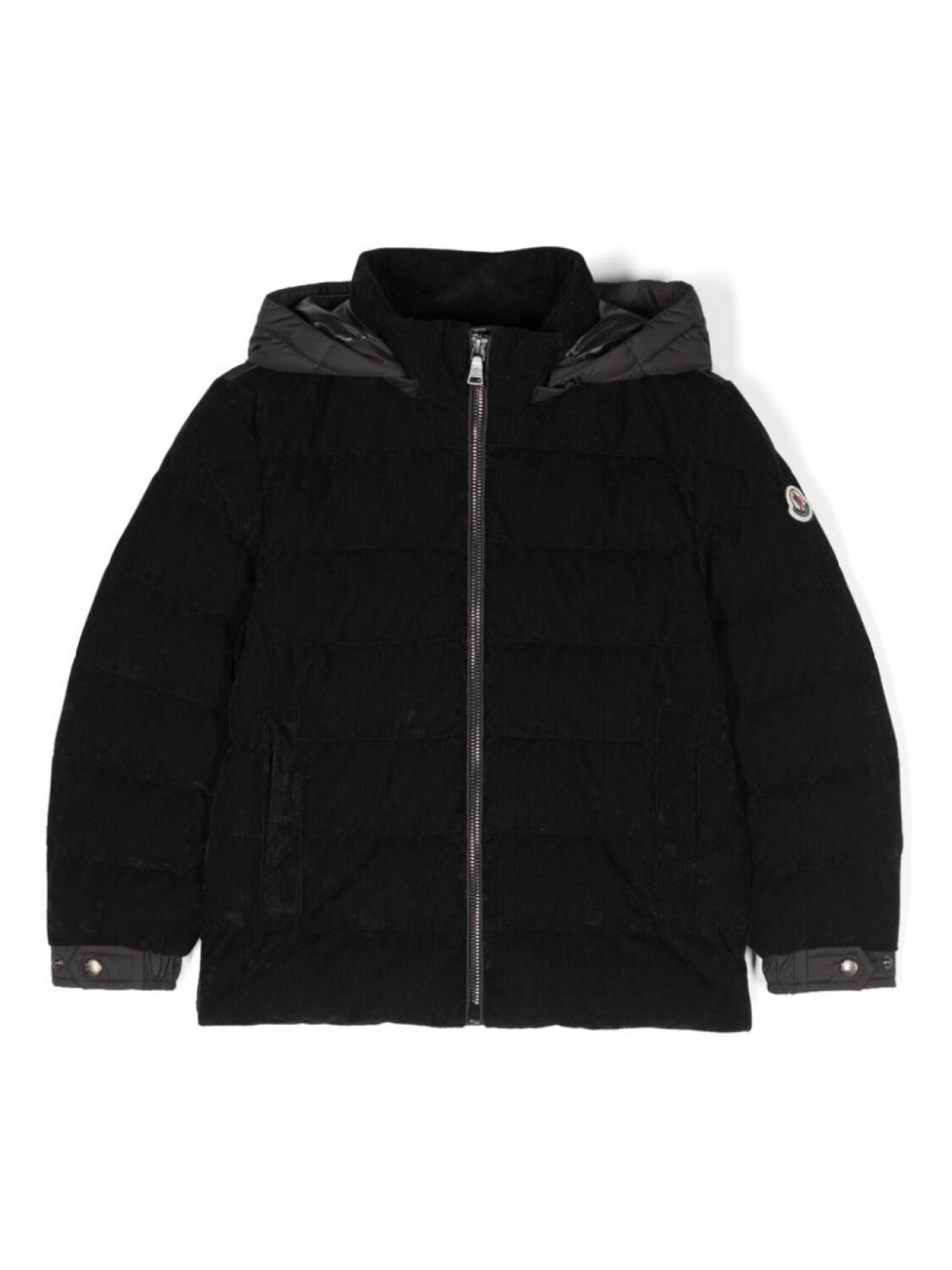 

Moncler Enfant утепленное пальто Cainan, черный