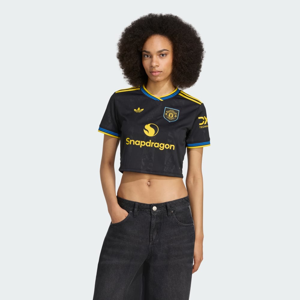 

Джерси Adidas Manchester United 25/26 Cropped Third Jersey, черный