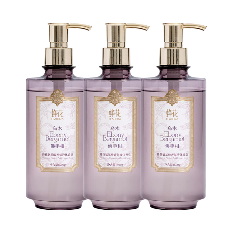 Жидкое мыло Flauhra Ebony Bergamot, 500 мл*3
