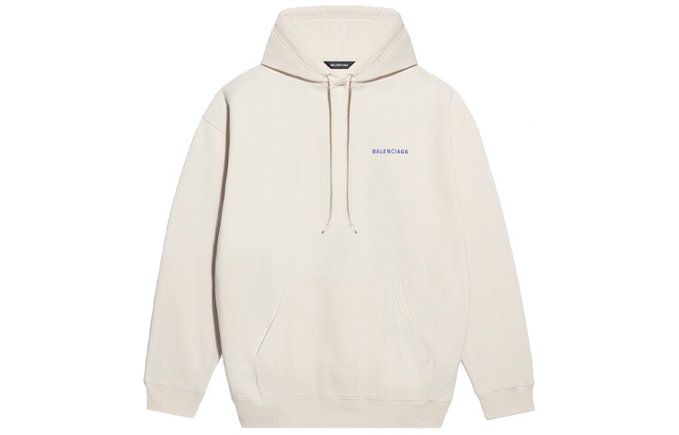 

Толстовка мужская Balenciaga Logo Popover, бежевый