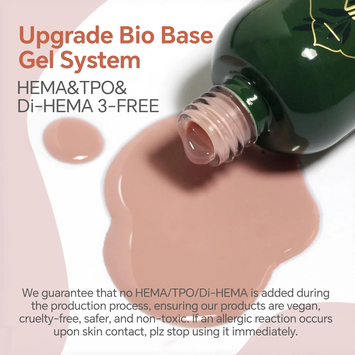 Набор гель-лаков ONINE 3-Free, 6 шт. по 10 г, розовая серия Onine, Pink — фото 2