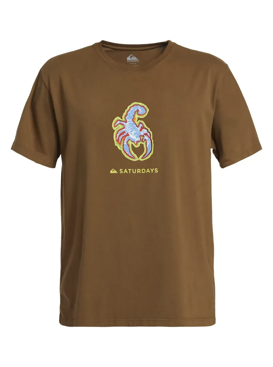 

Футболка Quiksilver "Snyc Graphic", цвет Sepia