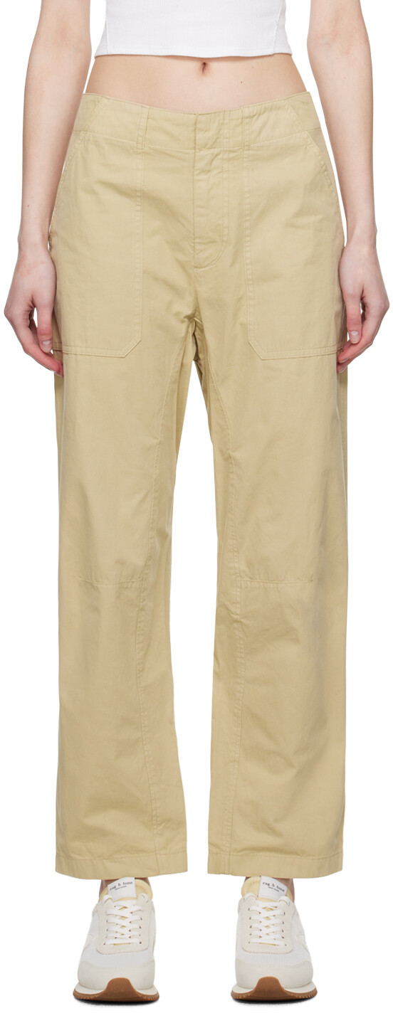 

Бежевые брюки Leyton rag & bone, Бежевый, Бежевые брюки Leyton rag & bone