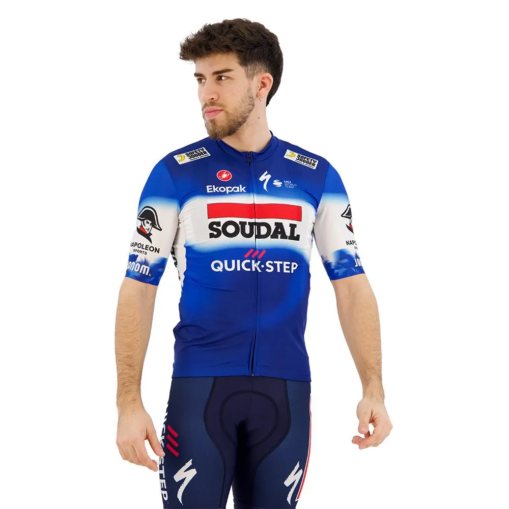 

Джерси Castelli Competizione 3 Soudal Quick-Step 2024 short sleeve, синий