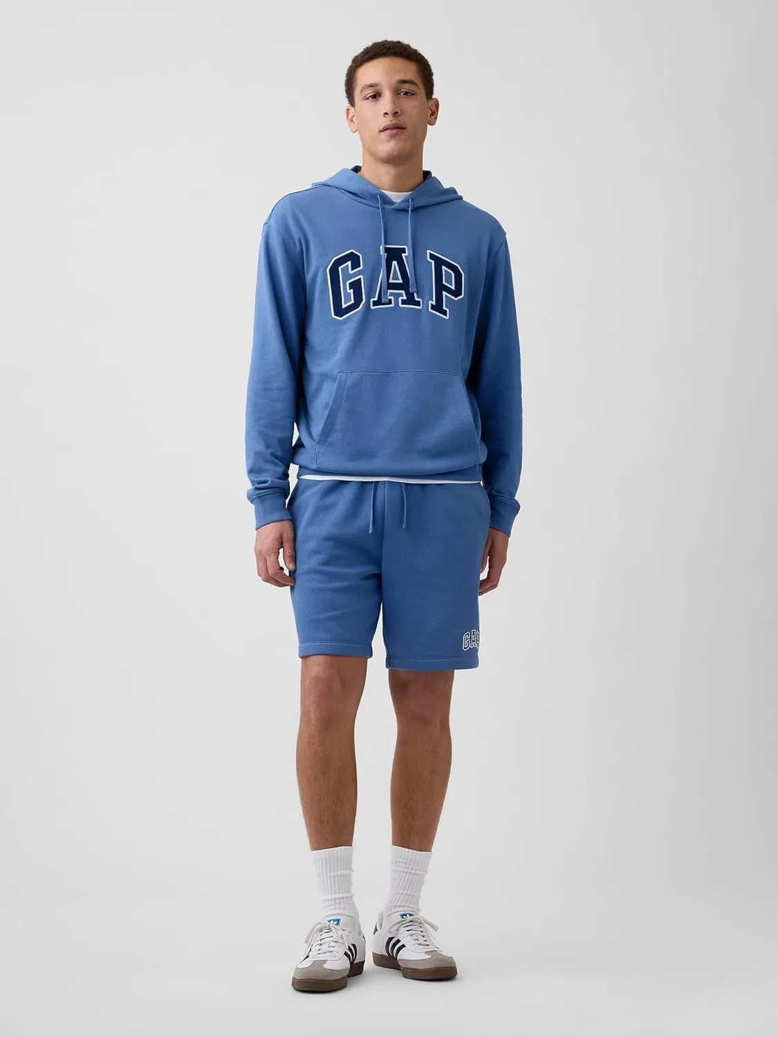 Мужские шорты Gap Heritage Logo, Bainbridge Blue Il — фото 3