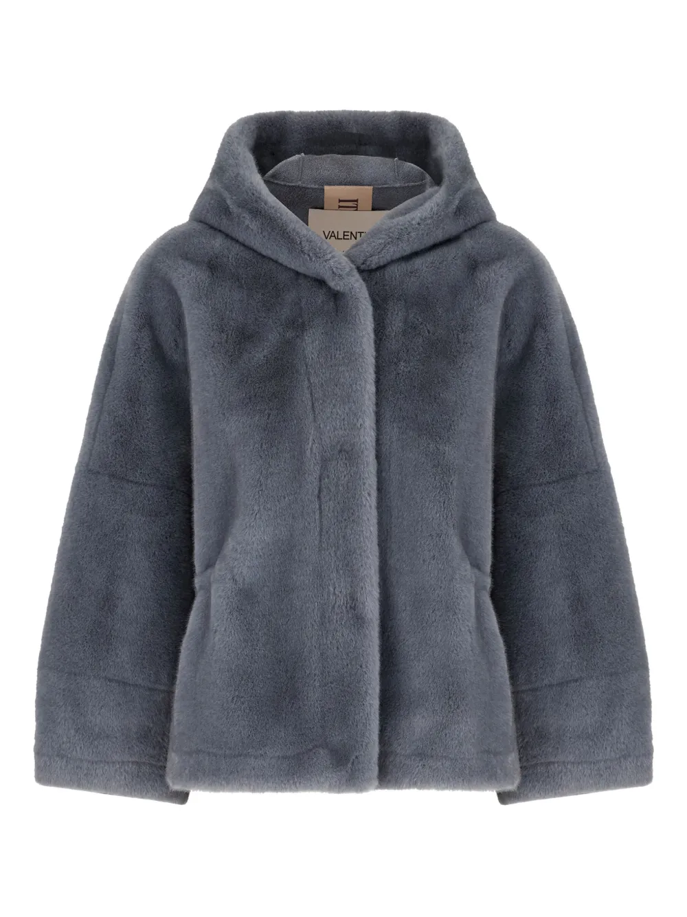 

Куртка с капюшоном на шнурке Valentini, серый