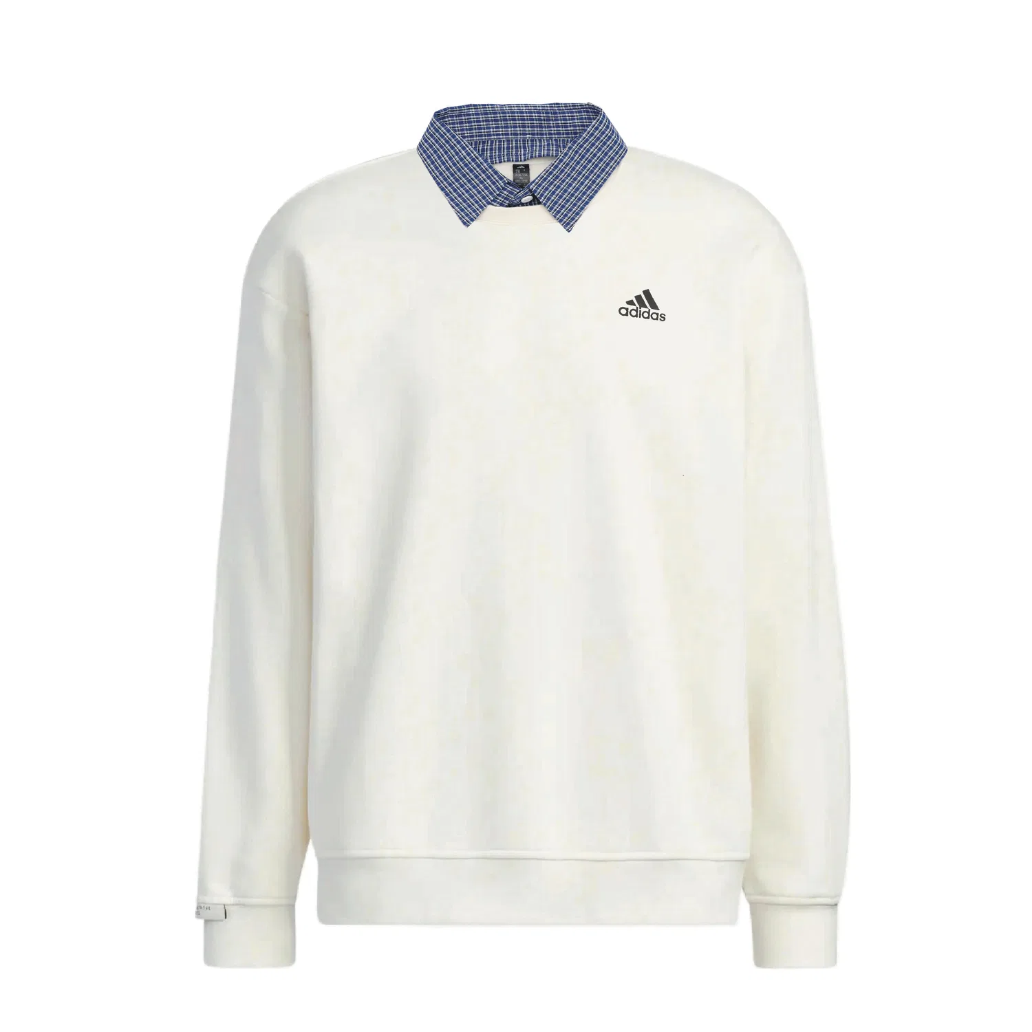 Свитшот унисекс LABEL Vintage в стиле пэчворк с флисовой подкладкой Adidas, White