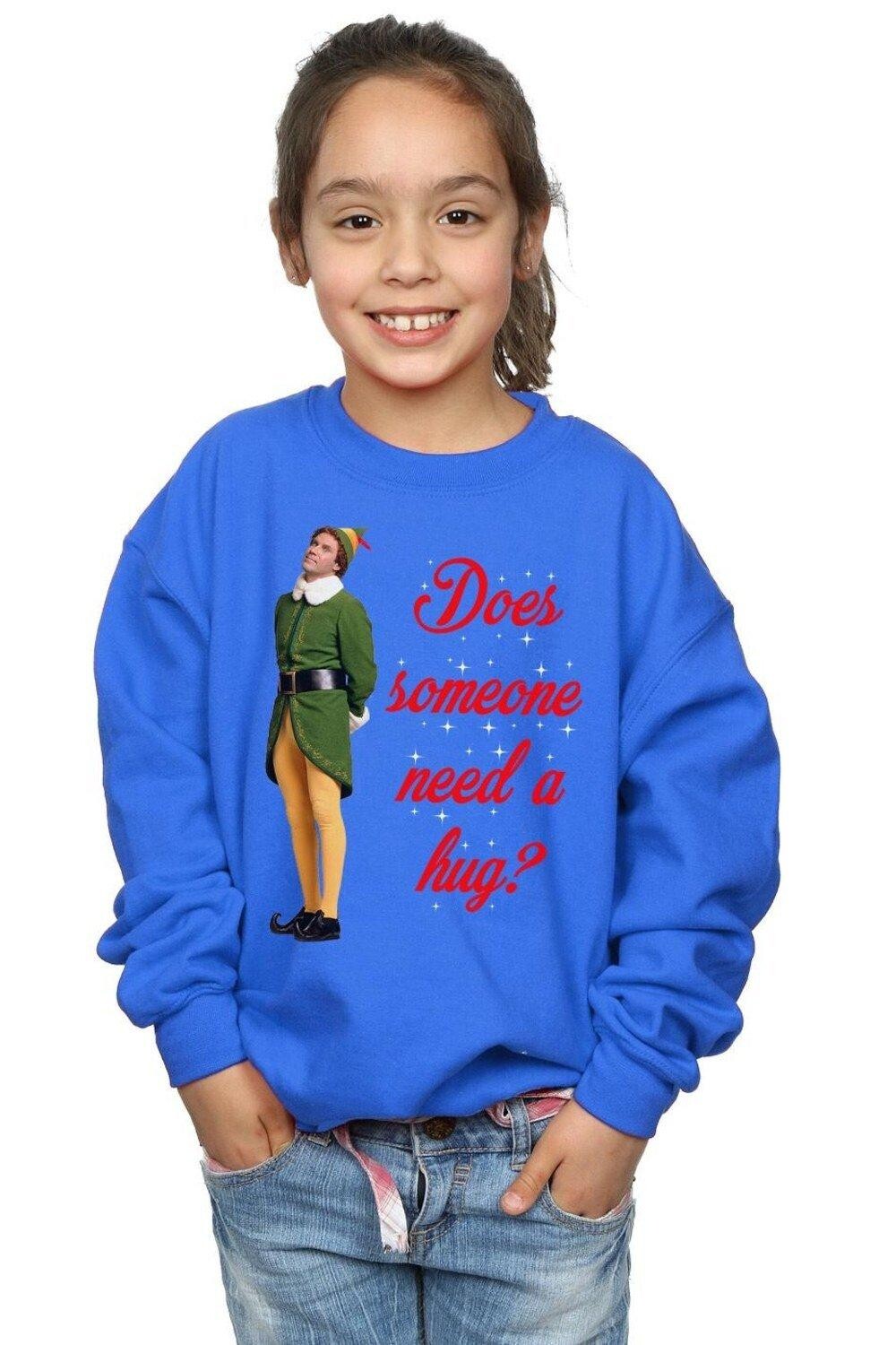 

Толстовка Hug Buddy Elf, синий