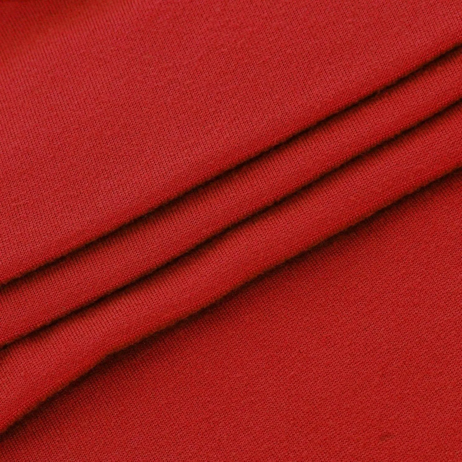 Женский топ с вырезом лодочка, короткий рукав, облегающий, Generic, Red — фото 3