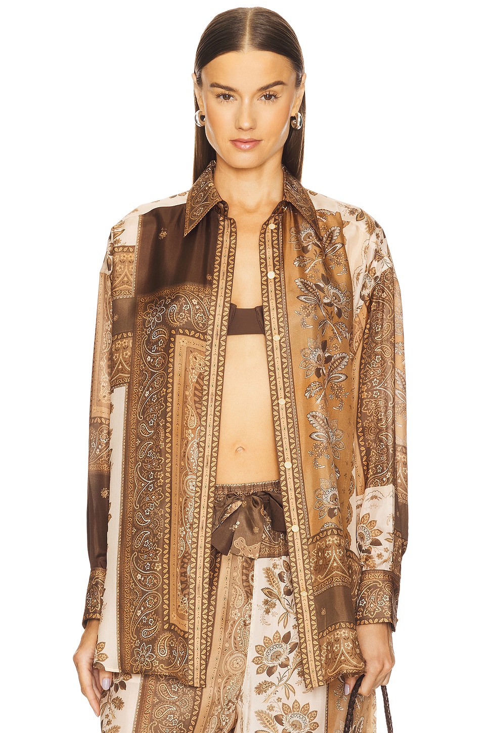 

Рубашка Lucky manstyle от Zimmermann, chocolate bandana