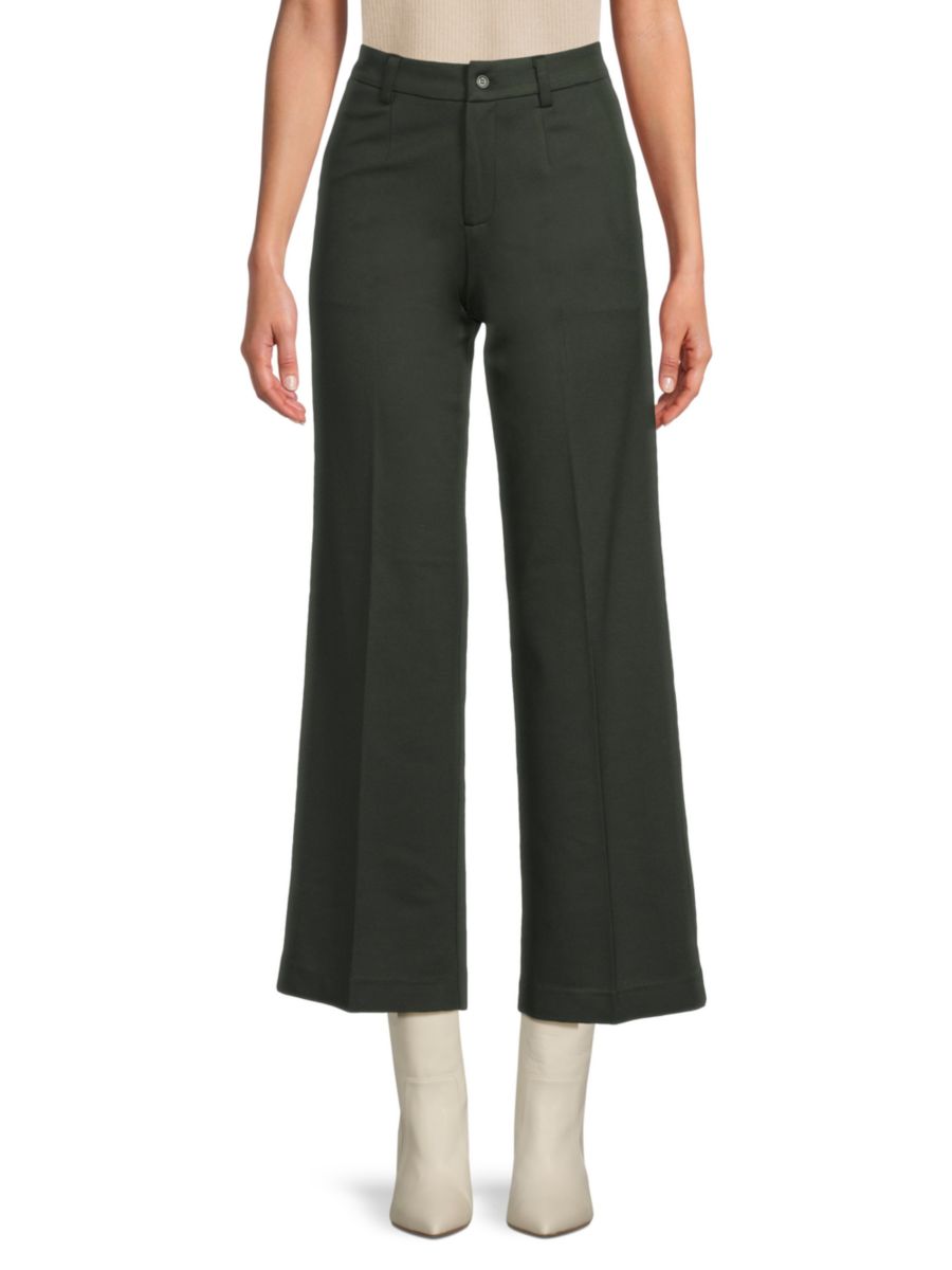 

Брюки LEXIE с боковыми карманами и широкими штанинами Saks Fifth Avenue, цвет Evergreen