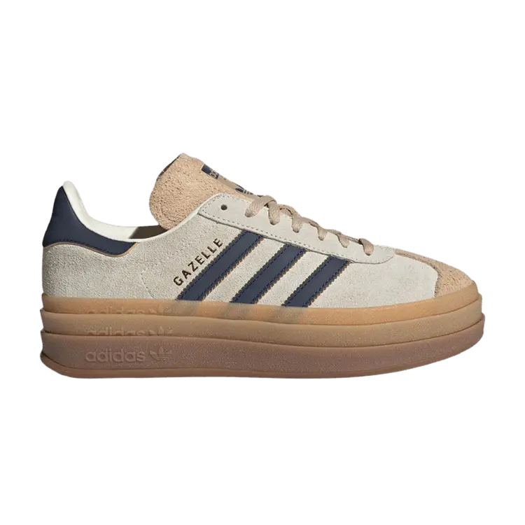 

Кроссовки adidas Wmns Gazelle Bold Cream Night Indigo, кремовый