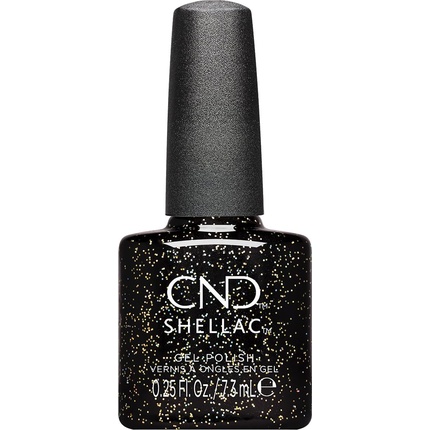 

CND Shellac UV лак для ногтей Opulent Onyx No. 483 черный глиттер