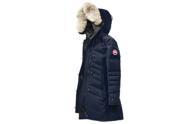 

Парка с нашивкой-логотипом Lorette Canada Goose, Cerulean Ocean Blue