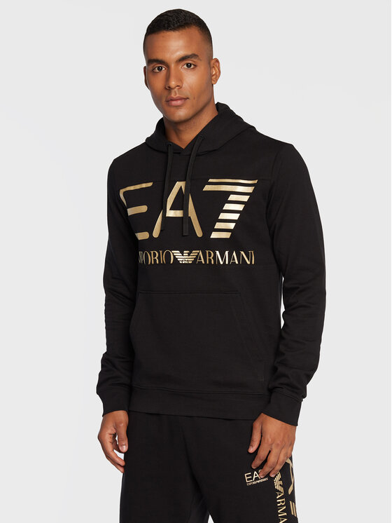 

Толстовка regular fit Ea7 Emporio Armani, черный