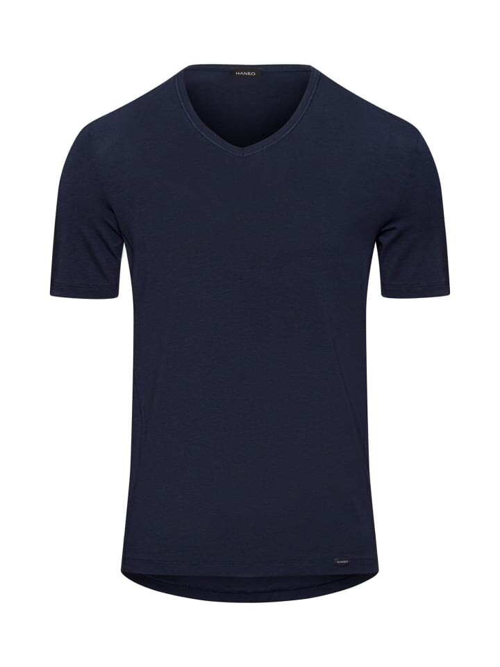 

Майка Hanro V Shirt Natural Function, темно-синий