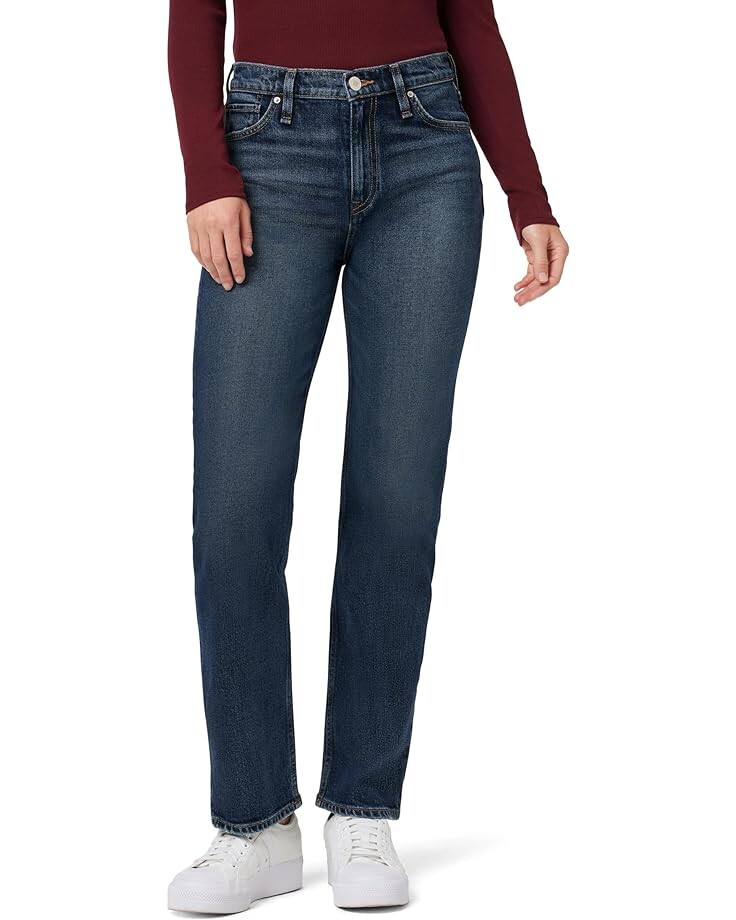 

Джинсы Hudson Jeans Remi High-Rise Straight Full-Length in Terrain, цвет Terrain